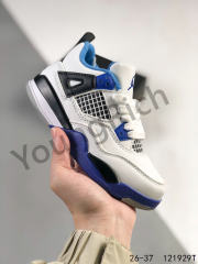 Jordαn 4's mid-top retro basketball shoes kids shoes 23 colors