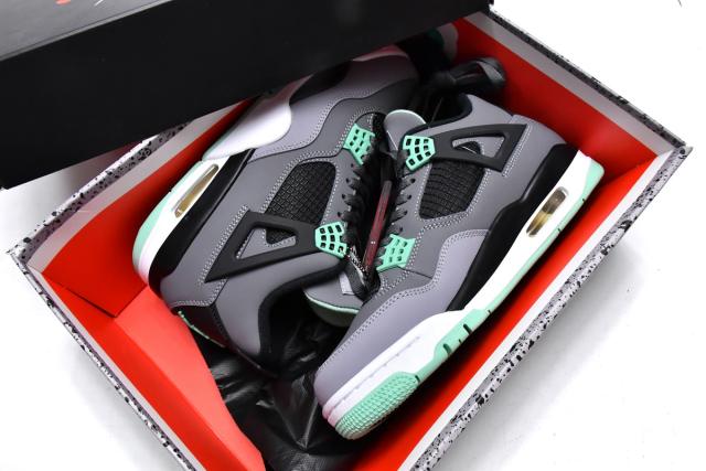 ［plus-size shoes]Air Jordαn 4's Retro Green Glow 308497-033