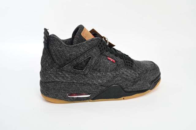 ［plus-size shoes]Levis x Air @j4 Levi's Black AQ9103-001