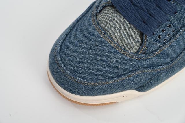 ［plus-size shoes]Jordαn 4's Retro Levi's Denim (Tag with Levi's Logo) AO2571-401