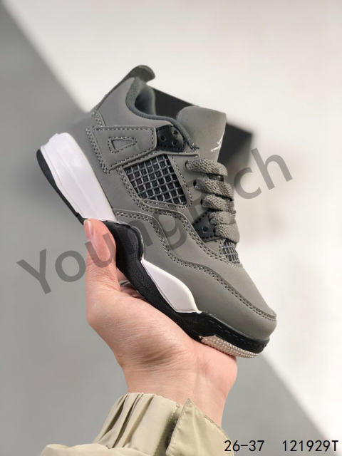 Jordαn 4's mid-top retro basketball shoes kids shoes 23 colors