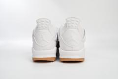 ［plus-size shoes]Levis x Air Jordαn 4's White AO2571-100