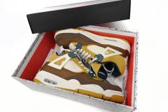 ［plus-size shoes]［plus-size shoes]Air Jordαn 4's  Cacao Wow  Brown White FB2214-200