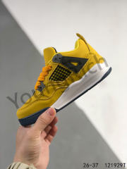 Jordαn 4's mid-top retro basketball shoes kids shoes 23 colors