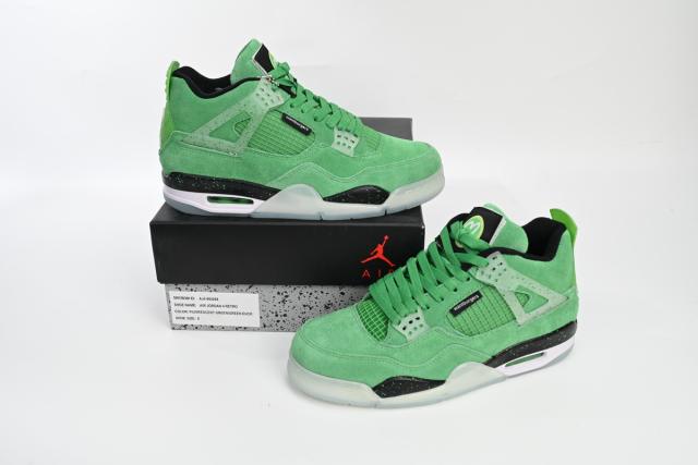 ［plus-size shoes]Air Jordαn 4's Retro Emerald Green Black 904284