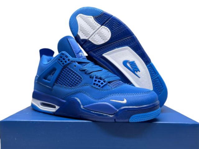 [plus-size shoes]1:1 quality version 27977671 Nigel Sylvester x Jordαn 4's Co-Branded OG  blue by blue BIKE