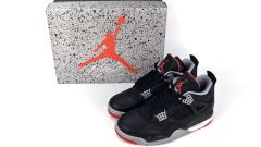 ［plus-size shoes]Jordαn 4's Retro Bred Reimagined FV5029-006