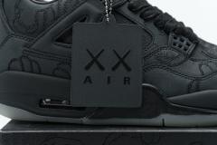 ［plus-size shoes]Air Jordαn 4's Retro Kaws Black 930155-001