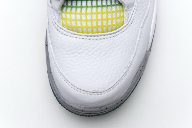 ［plus-size shoes]Air Jordαn 4's Retro Lucid Green Rasta (W) AQ9129-100