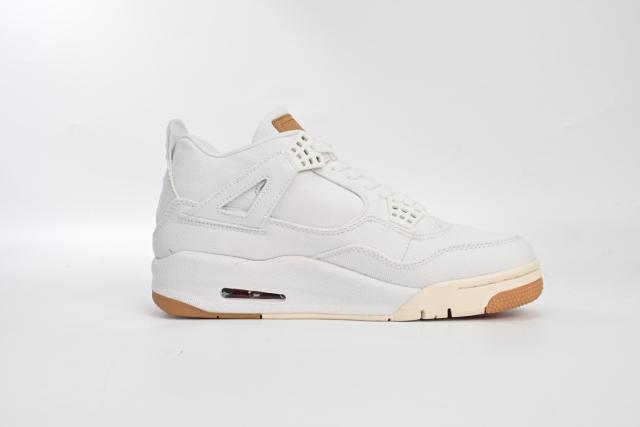 ［plus-size shoes]Levis x Air Jordαn 4's White AO2571-100