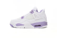 ［plus-size shoes]Air Jordαn 4's White Purple Oreo CT8527-115