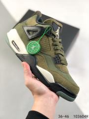 Jordαn 4's Army Green Wearable High Top Basketball Shoes