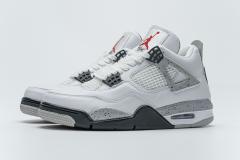 ［plus-size shoes]Air Jordαn 4's Retro White Cement (2016) 840606-192