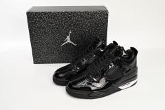 ［plus-size shoes]Air Jordαn 4's Retro Powder Patent Leather 719864-010