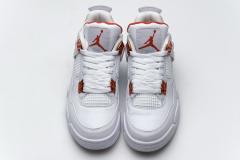 ［plus-size shoes]Air Jordαn 4's Retro Metallic Orange CT8527-118
