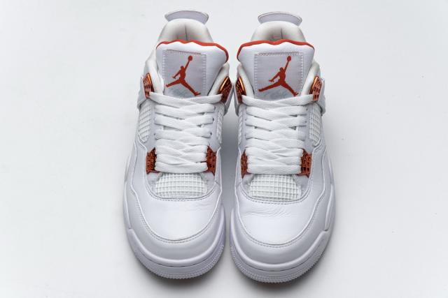［plus-size shoes]Air Jordαn 4's Retro Metallic Orange CT8527-118