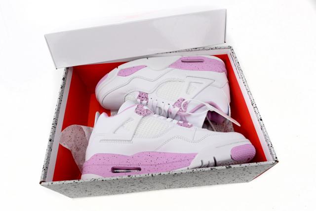 ［plus-size shoes]Air Jordαn 4's White Pink Oreo CT8527-116