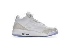 Jordαn 3's Retro Pure White 136064-111