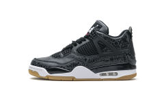 ［plus-size shoes]Air @j4 Retro Laser Black Gum CI1184-001