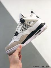 Jordαn 4's Khaki Colorblocking Breathable White Shoes