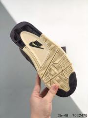 Generation 4 Chocolate Color Air Cushioned Basketball Shoes