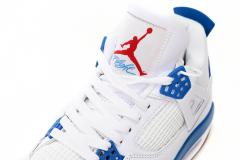 ［plus-size shoes]N SB x Air Jordαn 4's White Blue DR5415-104
