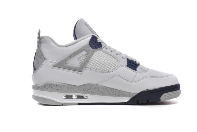 ［plus-size shoes]Jordαn 4's Retro White Midnight Navy DH6927-140