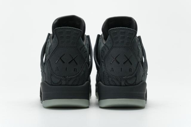 ［plus-size shoes]Air Jordαn 4's Retro Kaws Black 930155-001