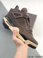 Generation 4 Chocolate Color Air Cushioned Basketball Shoes