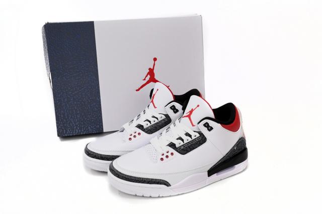 Air Jordαn 3's Retro SE Fire Red Denim CZ6431-100
