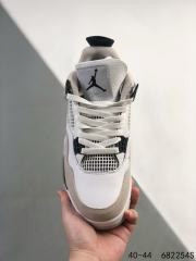 Jordαn 4's Khaki Colorblocking Breathable White Shoes