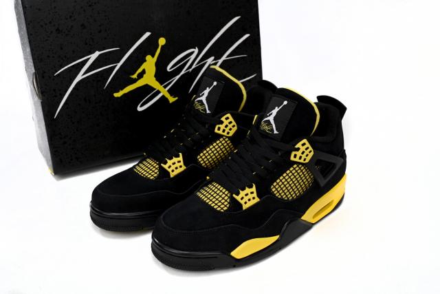 ［plus-size shoes]Jordαn 4's Retro Thunder (2023) DH6927-017