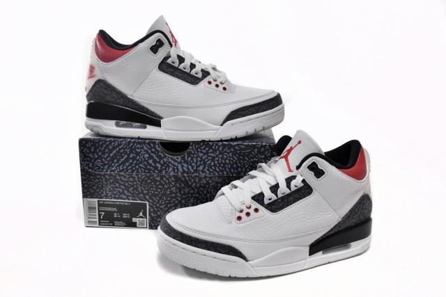 Jordαn 3's Retro SE Fire Red Denim CZ6634-100