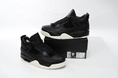 ［plus-size shoes]Air Jordαn 4's black snake 819139-010