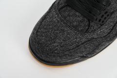 ［plus-size shoes]Levis x Air @j4 Levi's Black AQ9103-001