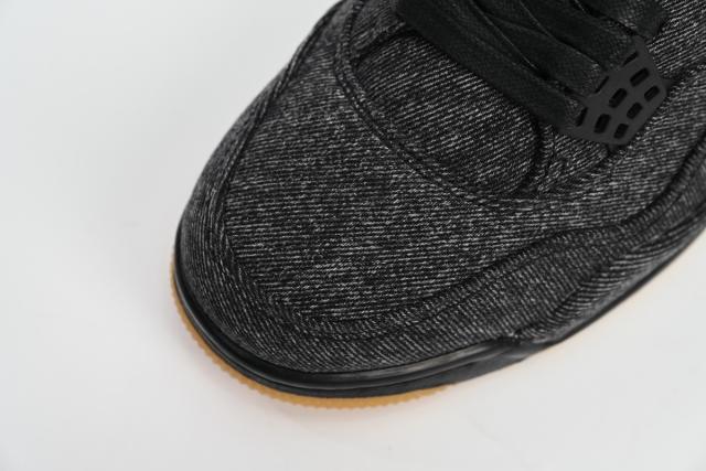 ［plus-size shoes]Levis x Air @j4 Levi's Black AQ9103-001