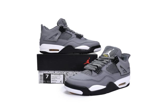 ［plus-size shoes]Air Jordαn 4's Retro Cool Grey 308497-007