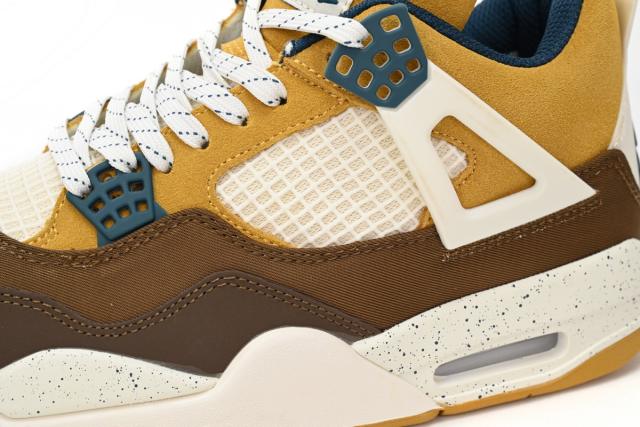［plus-size shoes]［plus-size shoes]Air Jordαn 4's  Cacao Wow  Brown White FB2214-200