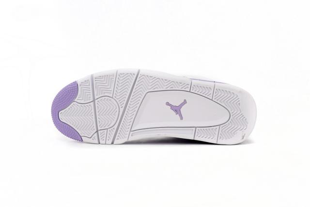 ［plus-size shoes]Air Jordαn 4's White Purple Oreo CT8527-115