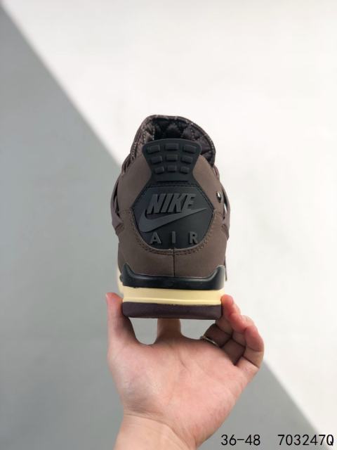 Generation 4 Chocolate Color Air Cushioned Basketball Shoes