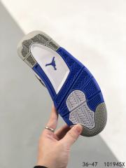 Jordαn 4's Midnight Blue Colorblock Basketball Shoes 2 colors