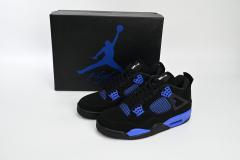 ［plus-size shoes]Air Jordαn 4's Retro Black Game Royal CT8527-018