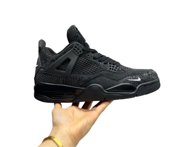 [plus-size shoes]1:1 quality version 28020267 Nigel Sylvester x Jordαn 4's OG  Black Mamba BIKE