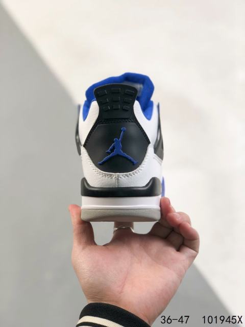 Jordαn 4's Midnight Blue Colorblock Basketball Shoes 2 colors