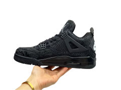 [plus-size shoes]1:1 quality version 28020267 Nigel Sylvester x Jordαn 4's OG  Black Mamba BIKE