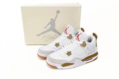 ［plus-size shoes]N SB x Air Jordαn 4's White Brown DR5415-120