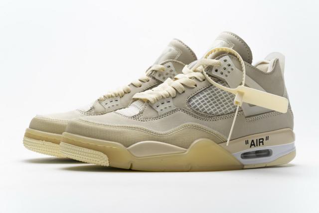 ［plus-size shoes]Air Jordαn 4's Retro OW Sail CV9388-100