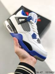 Jordαn 4's Midnight Blue Colorblock Basketball Shoes 2 colors