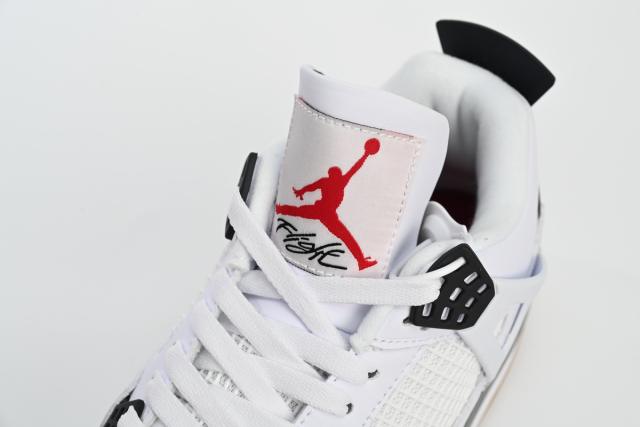 ［plus-size shoes]N SB x Air Jordαn 4's Retro White Black DR5415-100