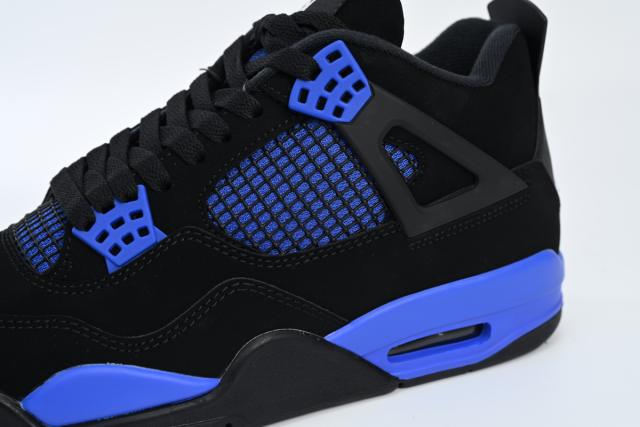 ［plus-size shoes]Air Jordαn 4's Retro Black Game Royal CT8527-018